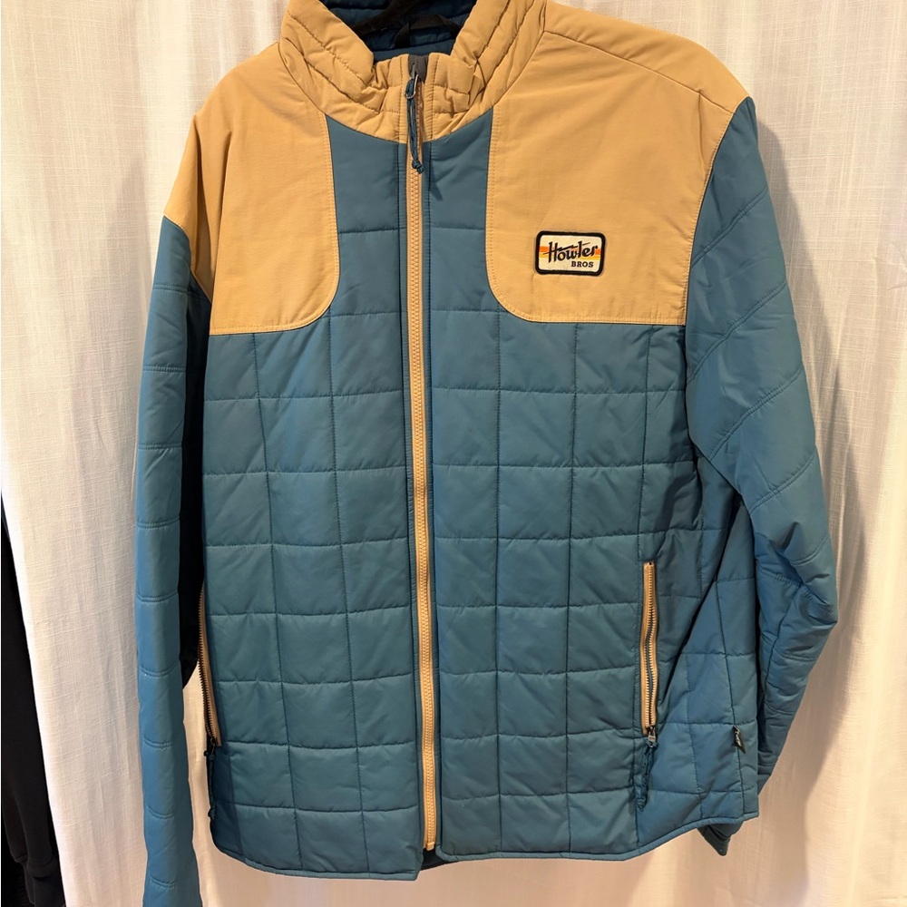 Howler Brothers Two-Tone Quilted Puffer Jacket